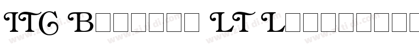 ITC Bookman LT Light字体转换